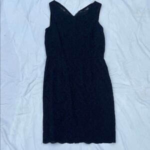 Banana Republic Navy Lace Midi Dress